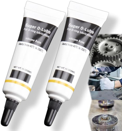 Silicone Grease for O-Rings & Plumbing – Waterproof Lubricant for Faucets, Valves, Gaskets & More. Perfect for Plumbers, DIYers & Home Repairs. Long-Lasting, Non-Toxic, Safe for Rubber & Plast – 2PCS