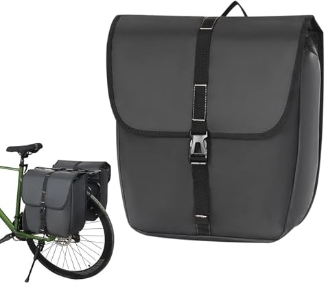 Lpoppcx Fahrrad Packtasche - 5.3 Gallon Fahrrad Gepäckträgertasche,Schwimmfähige Fahrradtaschen Mit Tragegriff | Für Mountainbike Regenpendeln Stadtverkehr