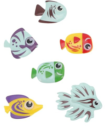 LOPUNER Set 6 Pezzi Giocattoli da Piscina per Immersioni a Forma di Pesci Tropicali Colorati Giocattoli Estivi per Piccoli Accessori per Giochi in Acqua in Piscina
