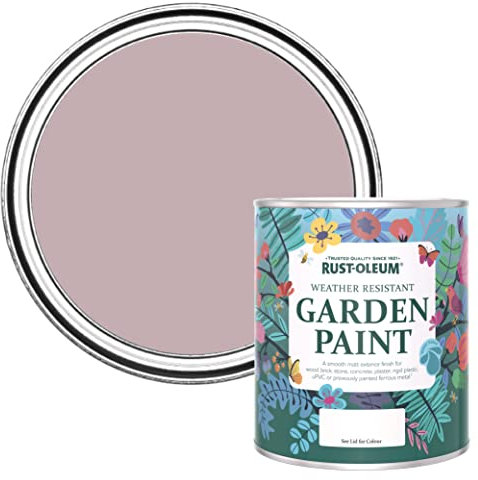 Rust-Oleum Pink Mould Resistant Garden Paint in Matt Finish - Little Light 750ml
