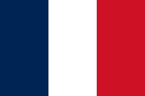 Fasent-Party Premium Fahnen Flagge - 90 x 150 cm / 150 cm 90 cm - aus Polyester mit goldenen Ösen - Langlebig und Wetterfest (Frankreich)