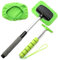 MAIXINNEW Extendable Car Windscreen Brush and Extendable Car Mirror Wiper Set, Telescopic Car Windscreen Cleaner Inside, Car Windscreen Demister Tool for Home and Outdoor