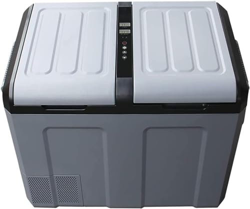 MOOWI Petit réfrigérateur 52L Mini réfrigérateur Voiture réfrigérateur compresseur Portable Mini congélateur Affichage numérique de la température Camion Bateau ménage