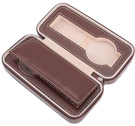 SOIMISS Watch Organizer Pouch for Travel Storage Case Zippers Pu Scratch-resistant Padding for Jewelry