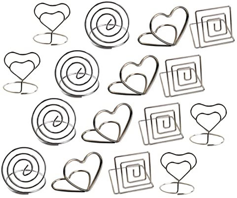 Lurrose Notizclip-ständer Desktop-fotoclip Retro-fotoclip Memoclip-sitzkarten Geschäftshalter