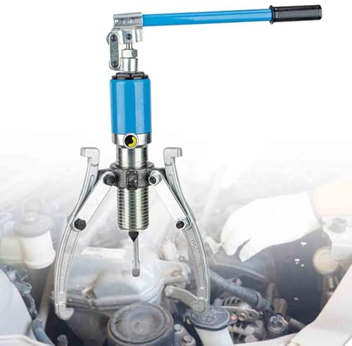 Estrattore Idraulico per Ingranaggi, 2 o 3 Griffe, Separatore per Mozzo Cuscinetto Ruota Idraulico per Rimozione Volano Cuscinetto Puleggia,Blue-10T