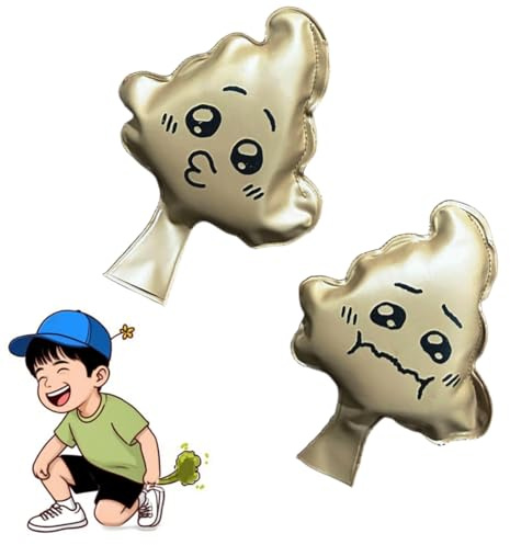 JYNVO Coussin Peteur Enfant, Blagues, Jouet Coussin Péteur, 2x Coussin Peteur Autogonflant - Farce Et Attrape, Jouet De Farces Drôles