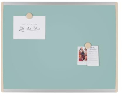Bi-Office Tableau magnétique Inka Olive Tree, 58x45cm, Surface en Acier Laqué, Cadre en aluminium et plastique beige