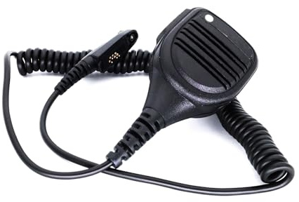 Shoulder Lapel Hand Microphone with 3.5mm Sound Plug Heavy Duty Microphone Two-Way Radio Accessories GP328plus Lapel Microphone