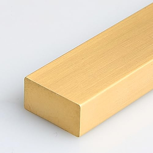 YUXVBTZXD Bande de Transition en Laiton for Sol - 100 cm - Bande de recouvrement for Joint carrelage-Vinyle, imperméable et Durable, Facile à Installer(15mmx10mm)