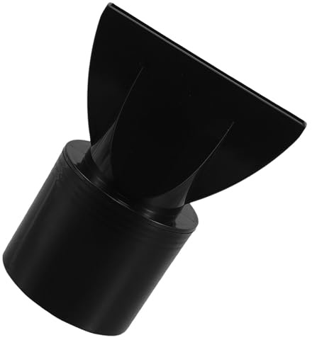Ugello Concentratore per Asciugacapelli Nero Abs, Attacco Stretto | Uso Salon e Routine Personali, Adattatore Versatile, Presa Comoda e Resistente al Calore per Styling Preciso