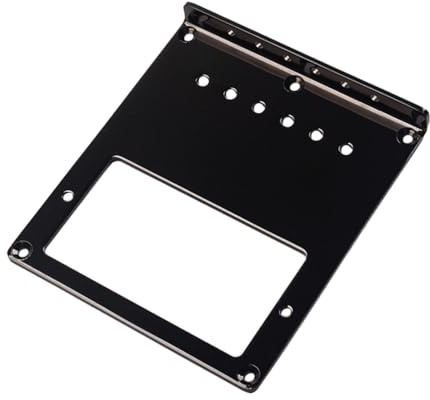 Healifty Top Loader Guitar Bridge Plate for Fender Telecaster TL Electric Guitar Pickup Replacement Parts Accessories (Black)102mm