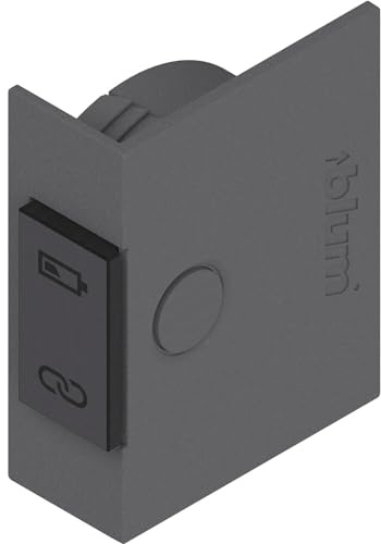 BLUM Interruttore Servo-Drive per AVENTOS, simmetrico, in plastica, grigio scuro