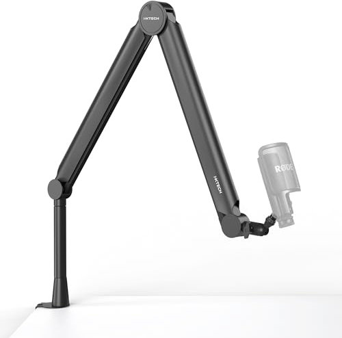 IXTECH Mikrofonarm für Rode Shure Sm7b Blue Yeti Hyperx Quadcast Gaming Mikrofon Halterung Mikrofonständer Tisch für Universelle Studio Mic Podcast Streaming Standmikrofon Boom Arm,Valiant Modell