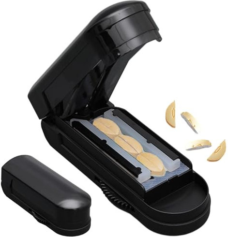 Pillenschneider Tablettenschneider, Tablettenteiler Pillenteiler für kleine große Pillen, tragbarer Tasche Pillenzerkleinerer,Pillenschneider Medikamententeiler für Reise & täglichen Gebrauch