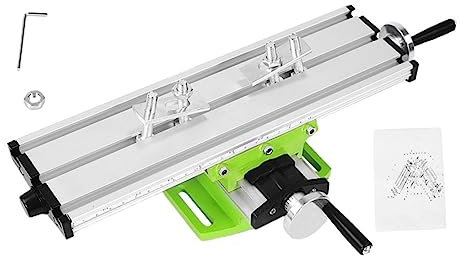 Veemoon Multifunctional Workbench for Home Design Mini Work Table Hand Drill Bracket for Garage Use Lightweight Material Versatile Milling Machine Work Table