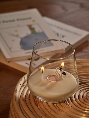 Ljusglas (Oval, Flamingo)