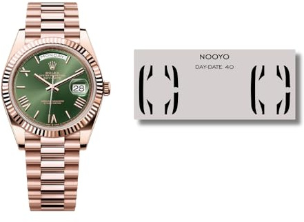 NOOYO Schutzfolie für Rolex Day-Date 40 Schutz für Gehäuse z.B. 228206, 228235, 228238, 228239