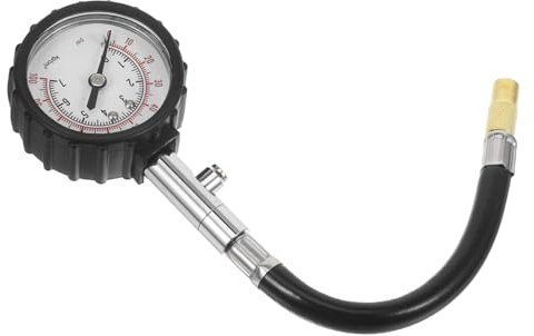PartyKindom Digitaler Reifendruckprüfer Geeicht Auto-druckmessgerät Mit Manometer Reifendruckmesser Psi Tester Für Autos Lkws Motorräder Und Fahrräder Schwarz