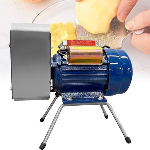 DPLWJPP Schiacciapatate in Acciaio Inox,Strumento qualità Commerciale per Schiacciare Frutta O Cibo 750 W,Efficienza Produttiva 20-30 kg/H, Rullo Macinazione Precisione,Liscio E Delicato