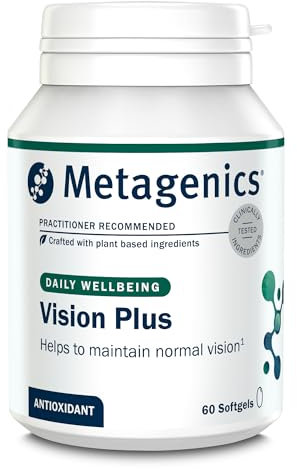 Metagenics Vision Plus - Vitamin & Mineral Complex with DHA, Carotenoids, and Antioxidants for Eye Health - 60 Capsules