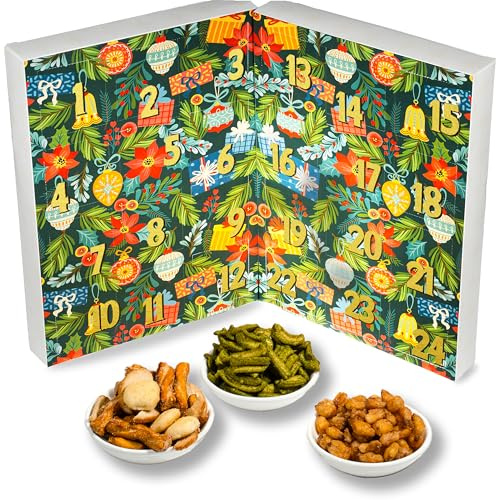 Advent Calendar 2025 – Limited Edition Christmas Gift Box with 24 Gourmet Snacks – A 24 Day Holiday Countdown for Making Lasting Memories, For Adults, Women, Men, Kids
