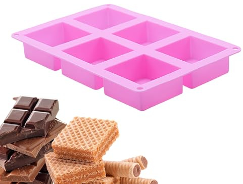 Generico Stampo per Torte Stampo Da Forno Con 6 Comparti Per Cioccolato