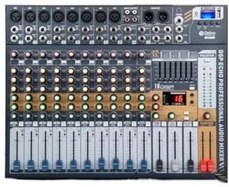 EVA 6/8/12 Kanäle Mixer Dj Consoler Mit 48V Phantom Power USB Bluetooth for Aufnahme Bühne,Ultrapräzise(EVA 12 Channel)