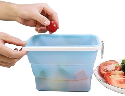 Sacs De Stockage Alimentaire En Silicone | Sachets Réutilisables pour Stockage Nourriture,Sacs Étanches Organisateur Congélation Pour Préparation Repas Fruits Cuisine Bureau Voyage