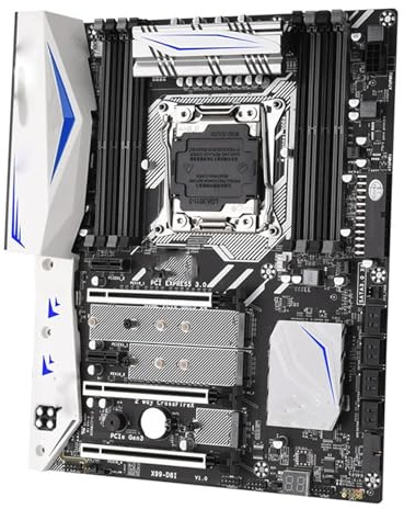 WLTDYZZLDN Kit Carte Mère Fit for X99 D8I LGA2011-3 avec Processeur Xeon E5 2695 V4, 64 Go (4 X 16 Go) De RAM DDR4 2133 MHz, Ensemble X99 F8 Carte Mere