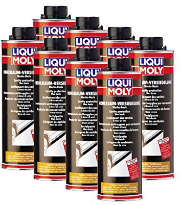 8x LIQUI MOLY 6108 Hohlraum-Versiegelung hellbraun 1L