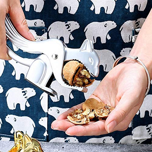 Schiaccianoci Nut Cookie Strumento Pesante Caricato a Molla Scoiattolo a Forma Di Noce Della Clip in Lega Di Zinco Opener Cucina Pinze