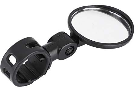 Miroir de Guidon de Vélo, 1 pièces Vélo Vue Arrière Miroirs, Réglable Rotatif Miroir Convexe pour Vélo de Route de Montagne