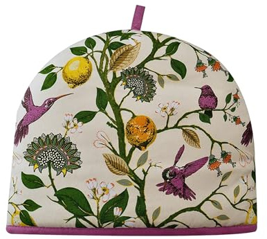 Teewärmer, für kleine, mittelgroße und große Teekanne, 6 Tassen, isoliert, 35 x 27 x 3 cm, groß, lustiges Geschenk, Geburtstag, Weihnachten, Küche, Zuhause, Kolibri