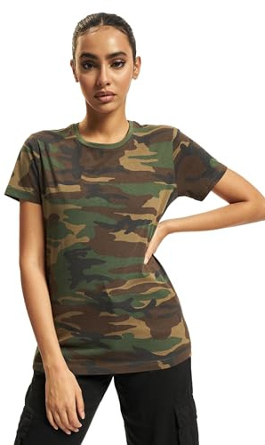 Brandit Women T-Shirt, Color: woodland, Size: M