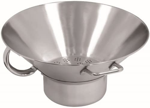 Schneider Pommes Frites Abtropfschüssel, Edelstahl, 400mm Durchmesser