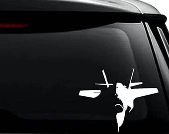 myrockshirt F35 Düsenjäger Bomber Kampfflugzeug 15 cm Aufkleber Sticker Autoaufkleber
