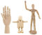 3 Pezzi Manichino da Disegno, Peg Figure in Legno, Legno da Decorare Bambola, Manichino Legno con Supporto, Manichino Disegno con Giunti, per Pittura, Decorazione del Desktop, Regalo di Compleanno