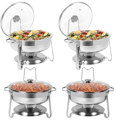 BriSunshine 4 Quart Chafing Dish (4 Packungen)