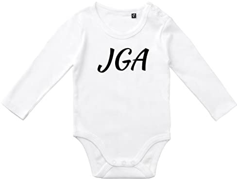 Huuraa Unisex Strampler JGA Junggesellenabschied Geschenk Größe 68 White Bio Baumwolle Fairtrade JGA Souvenir