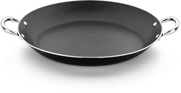 MONIX Resistent Plus Paellera de aluminio con antiadherente 30 cm, apta para todo tipo de cocinas incluida inducción