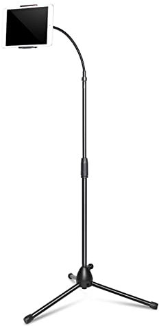 Support Tablette Tablette Stand avec trépied, support de table de plancher de plancher de bras flexible, support de comprimé évolutif en aluminium for téléphone de tablette 4-12.9 , support de montag