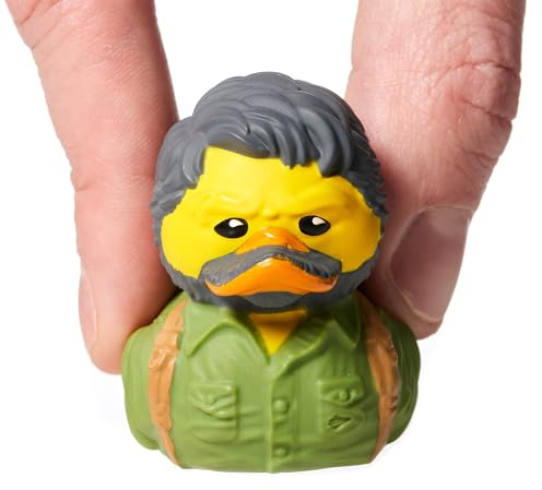 TUBBZ Mini Joel - Figura Coleccionable de Pato de Goma de Vinilo - Producto Oficial de The Last of Us - TV de Terror, películas y Videojuegos