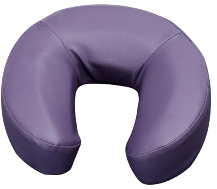 HOINCO Massage Cuscino per il viso per lettino da massaggio, Lettino da massaggio Poggiatesta Faccia in giù Cuscino per il viso Cuscino per il viso regolabile Cuscino, viso e Collo per Lettino(Viola)