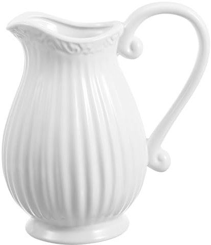 Cabilock Vase Pichet Céramique pour Composition De Fleurs Vase Simple Porcelaine Bouteille Décoration De Bureau
