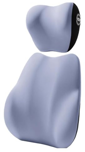 Pcingsia Almohada de Apoyo Lumbar, cojín de Apoyo para Asiento Lumbar de Coche, reposacabezas de Coche, cojín de Apoyo para el Cuello para, Camiones