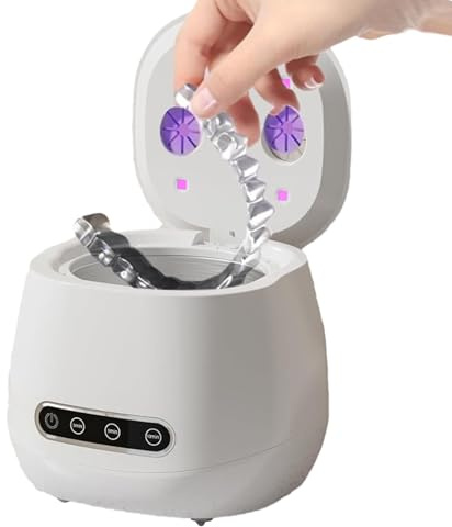 Macchina per detergenti ad ultrasuoni - detergenti per protesi | Cleaner di fissaggio ad ultrasuoni | di gioielli per di gioielli Denta dentine di spazzolino da denti di spazzolino da