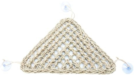 Rudiaoa Reptiles Tumbona Cama Hamaca para Lagartos Pequeña De Paja Transpirable para Relajación Terrarios Decoraciones Ropa Reptiles