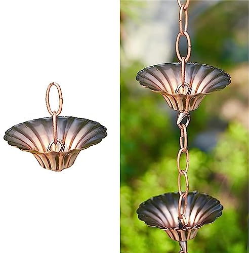 Regnkedja Kapbara Stuprörsregnkedjor, Retro Regnfångare I Esisk Stil För Stuprör, Regnkedja Av Metalljärn För Verandan,Style4-15m/5ft