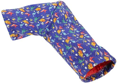 UTHCLO Túnel para Animales Pequeños de Tela Transpirable, Escondite Cómodo para Hámster y Conejillo de Indias, Cama Nido en Color Amarillo Piña Adecuado para Jaula y Descanso Diario
